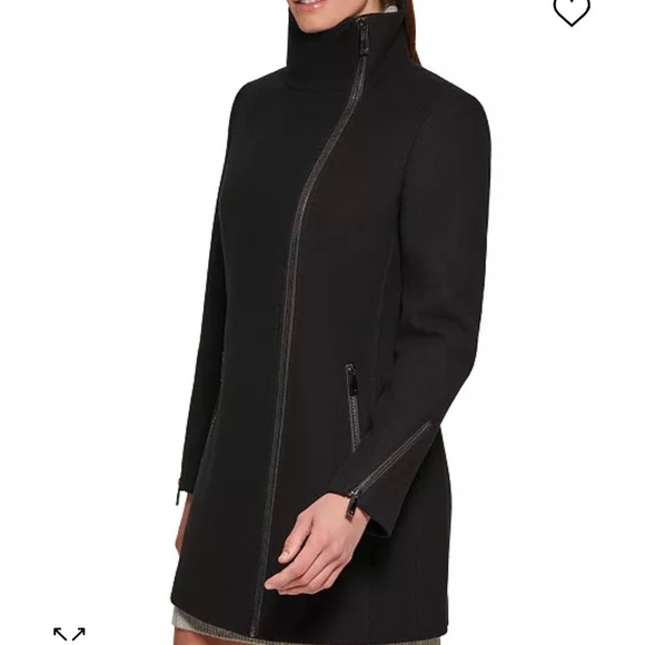 Calvin Klein Asymmetric wool coat - Picture 2 of 11